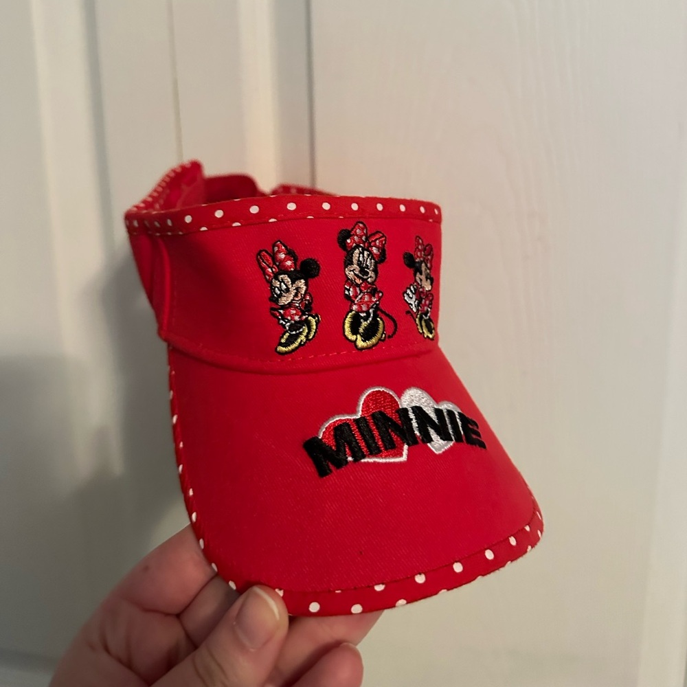 Minnie Disney red visor